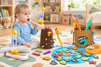 A new selection of educational , STEAM , and trendy plush toys released every month