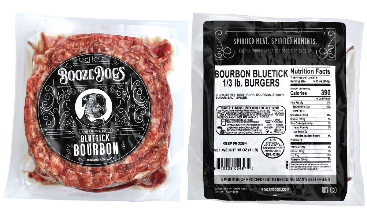 1lb. Bluetick Bourbon Burger