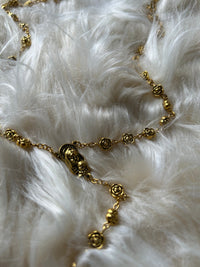 Gold Roses Rosary