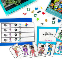 Superhero-themed Speech Therapy Box