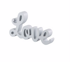 Grey LOVE Standing Letters