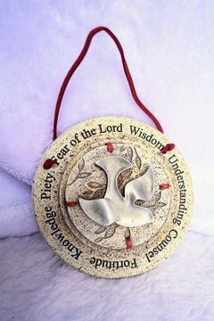Holy Spirit Wall Plaque-Resin (Confirmation Gift)