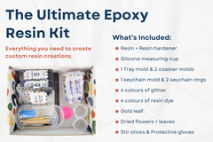 Candle & Resin Gift Set Duo