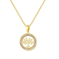 FAMILY TREE ♡ AAA CZ Diamond Tarnish Free Necklace