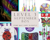 Kids Level 3 - Counted Cross Stitch & Punch Needle - Sewing & Craft Subscription Box (Recommended Age 10+).
