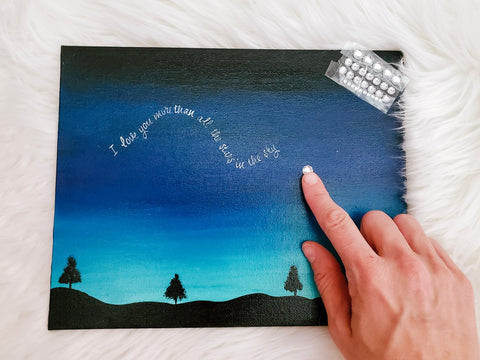Starry I Love You Countdown Wall Art