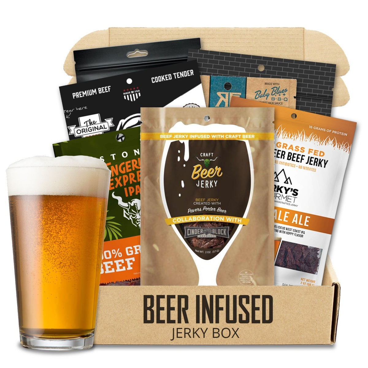 Beer Infused Beef Jerky Box