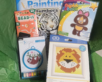 Kids Level 3 - Counted Cross Stitch & Punch Needle - Sewing & Craft Subscription Box (Recommended Age 10+).