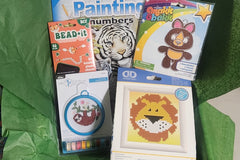 Craft n Stitch Subscription Boxes for teens are filled with at least one sewing kit & three variety craft kits, plus stickers, tools & more
