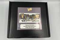 The premium box your Cratejoy subscription box will come in.  Box is subject to change along with new releases.