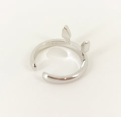 Totoro Adjustable Sterling Silver Ring