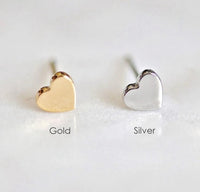 MINI HEART ♡ 14k Gold Tarnish Free Stud Earrings