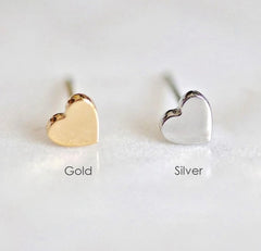MINI HEART ♡ 14k Gold Tarnish Free Stud Earrings