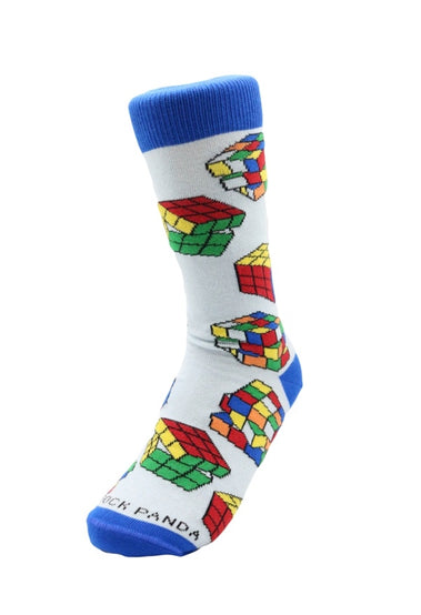 Fun Puzzle Cube Socks from the Sock Panda (Tween Sized)