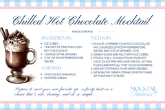 Quick and stylish drink recipes ready in 30 seconds. Impress without the wait! Mocktail recipe cards included.