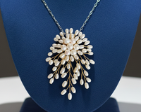 Dreamcloud handcrafted freshwater pearl brooch and pendant jewelry Gift Box