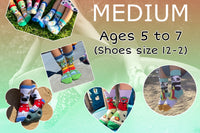 Sock Panda Kids Socks (Ages 3-7)  -  Two Pairs Each Month