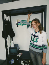 Whalers Jersey, White (Size XS)