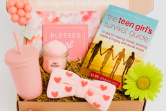 A box full of self reflection, self-help and relaxation for the doll in your life to enjoy and reset. 