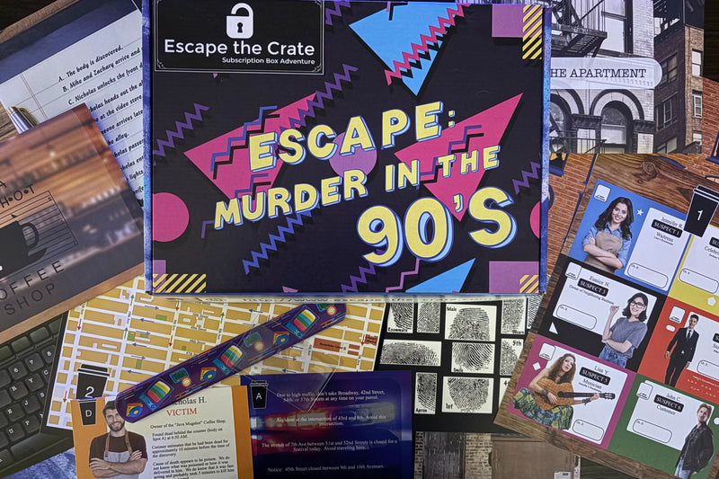 Escape the Crate: An Escape Room Adventure shipped straight to your door.