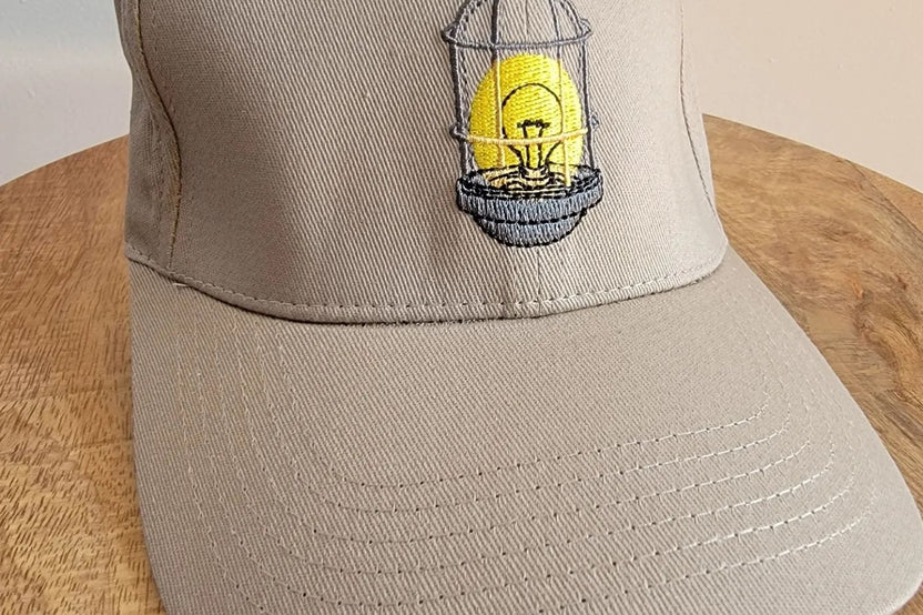 Embroidered Ghost Light Baseball Cap with Adjustable Strap - Theatre Broadway Gift