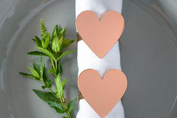 Rose Gold Napkin Rings
