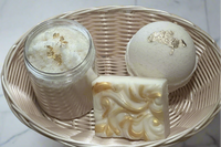 Perfume inspired bath kits