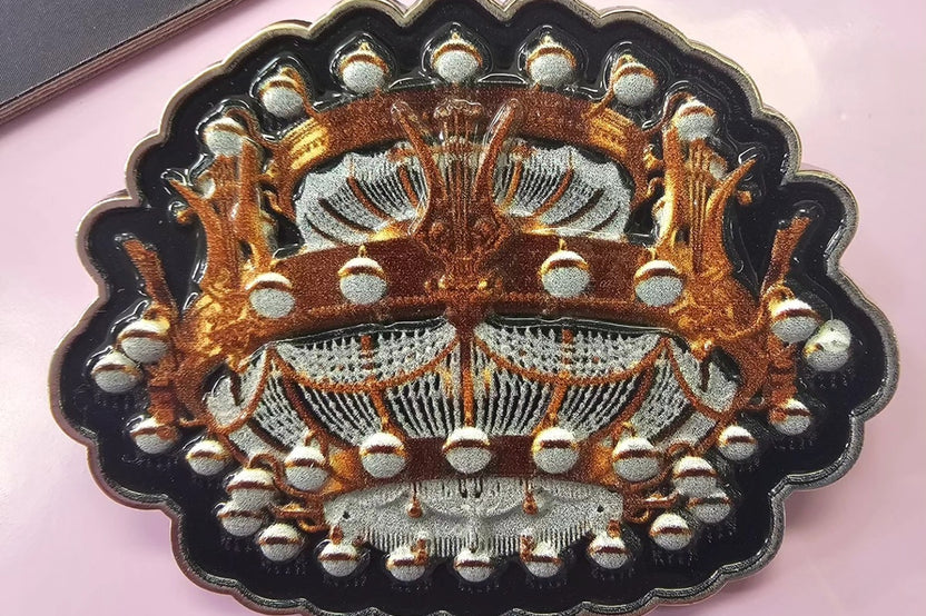 Phantom of the Opera inspired chandelier enamel pin