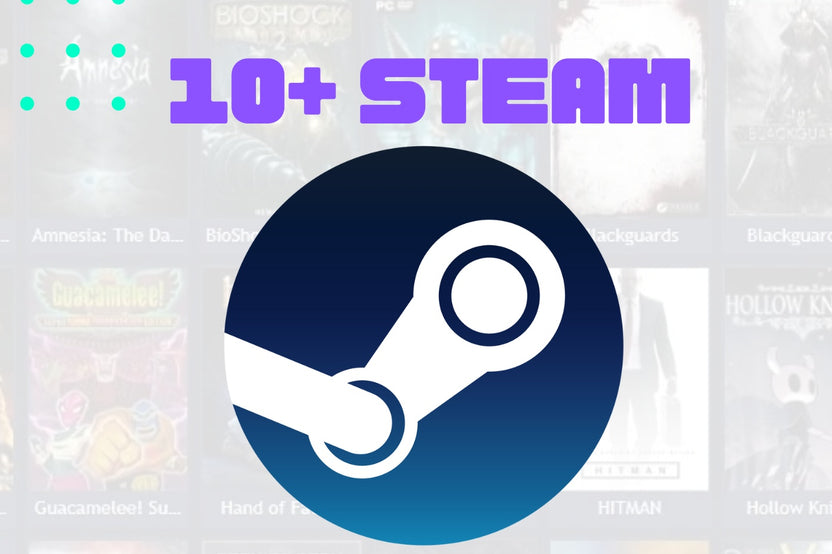 11 Random Steam Games Codes Mystery Box - Epic Geek & Gaming Loot Delivered Monthly