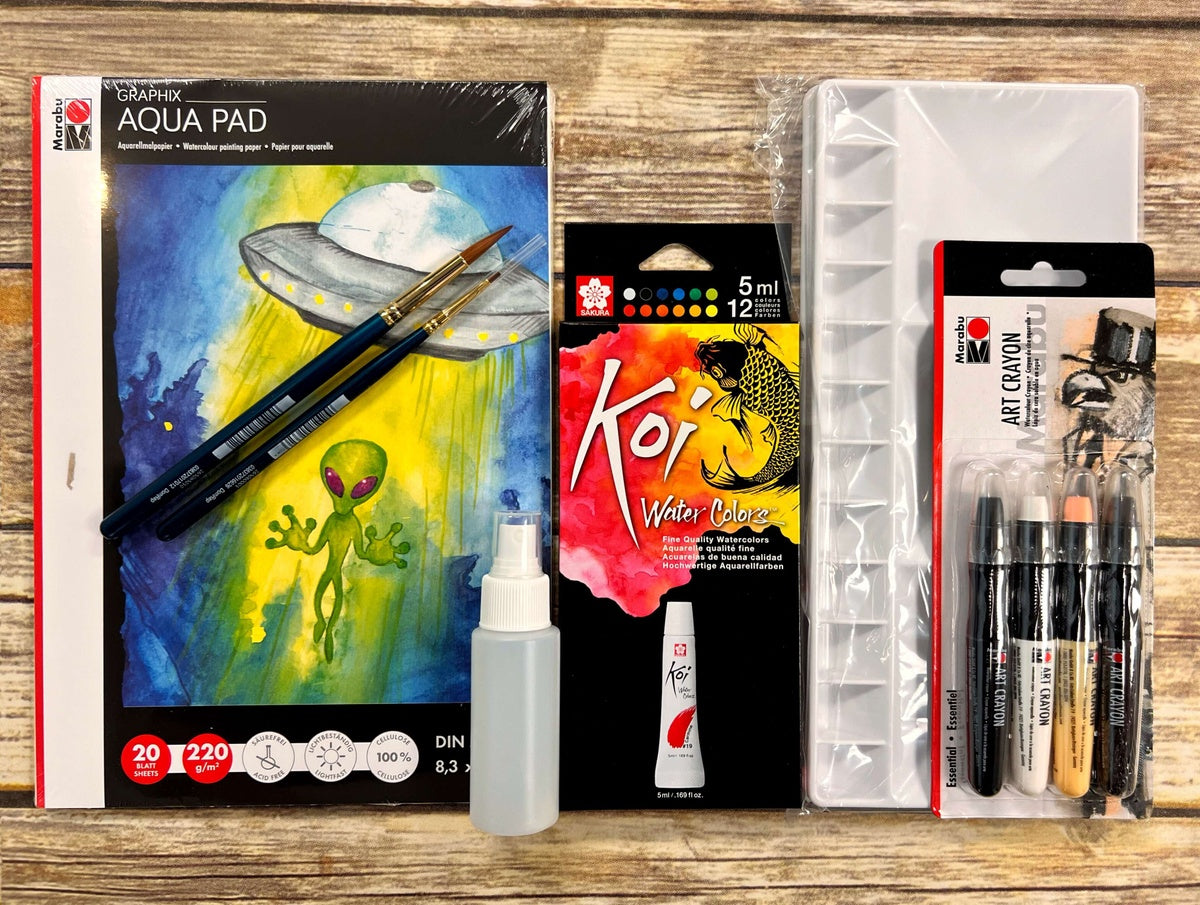 Young Artist April 2024 – Koi Watercolors
