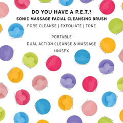 Original P.E.T. Sonic Massage Facial Cleansing Brush
