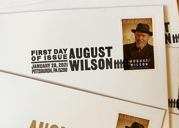 August Wilson First Day Stamp Envelope