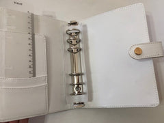 Marble Faux Leather Ringbound Planner