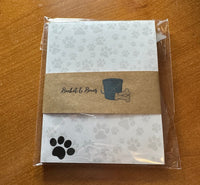 Paw Print Notepad