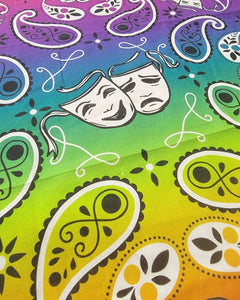 Dog and Human Bandana - Broadway Musical Theatre themed - Rainbow Broadway Pride Bandana