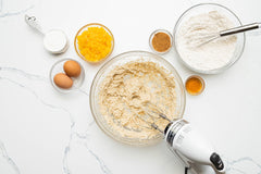 Peaches and Cream Muffins - DIY Baking Kit by CrumbleCrate