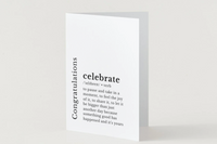 Congratulations Greeting Card with Loose Leaf Tea by Aura Herbal Teas
