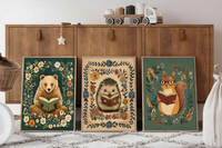 Our Furry Friends Woodland Box will delight Animal Lovers of Any Age!  You will want to get your paws on these cute cuddly animals!
