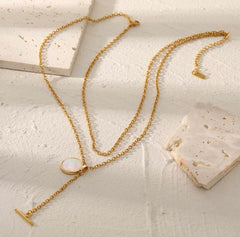 AMPHITRITE ♡ Natural Shell Layered Necklace