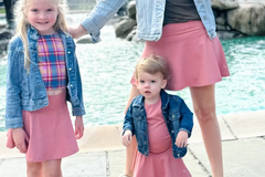 mommy and me matching tenni skirts. Mommy and me matching shorts. mommy and me monthly delivery bag. 