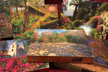 Vintage Jigsaw Puzzle Box
