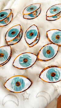 The Evil Eye Hair Clip Claw (Free Shipping with Code FREESHIP)