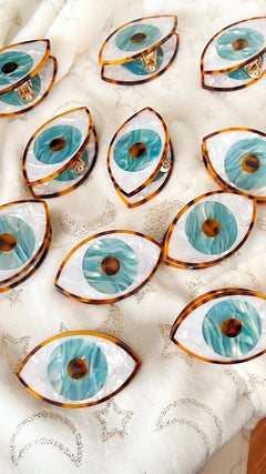The Evil Eye Hair Clip Claw (Free Shipping with Code FREESHIP)