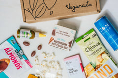 Vegancuts Monthly Snack Box Open the Door to sweet & savory vegan snacks from the longest standing vegan subscription company