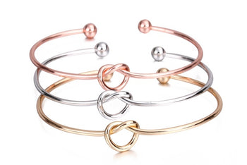 KNOT Minimalist  Silver| Gold Tarnish free Bracelet
