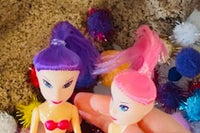 Kinetic sand
Hands on play
Mermaid fun
learn and grow
skill builders 
learn about letters and numbers
sensory box 