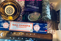 Example of a November 2024 Subscription Box. Every Box Comes with a Tarot Or Oracle deck Along with 5 Metaphysical Mystery Gifts