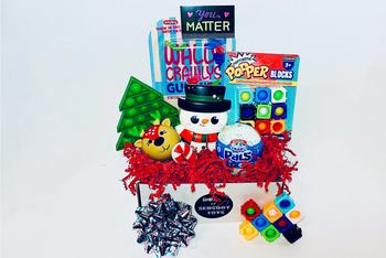 Wally Crawlys, Popper Blocks, PLayfoam Snowpals, Popper, XL Puffer Sticker, Beadie Holiday Squish Plush, Holiday Bubble Pop