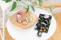 Our favorite pure essential oil blend, Lava, fits perfectly in the essential oil travel carrier. Put a little on the lava bead bracelet.