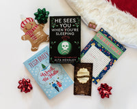 Christmas books and extras abound in this novelty book subscription box. Enjoy the holiday season with a great read and charming novelties.